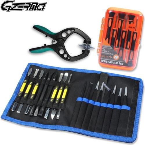 24 Pcs Smartphone Repair Tools Set with Opening Disassembly Tools Screwdriver Kit for iPhone Huawei PC Tablet Repair Hand Tools