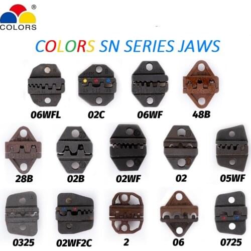 48B 28B crimping dies sn series crimper pliers jaws DuPont2.54/XH2.54/2.8/4.8/6.3/VH3.96/5557 plug/tube/Insulated terminals tool