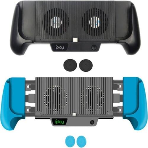 Hand Grip Charging Stand Cooling Pad Cooler Fan Charger Holder For Nintendo Switch and Nintend Switch Lite Mini Built In Battery
