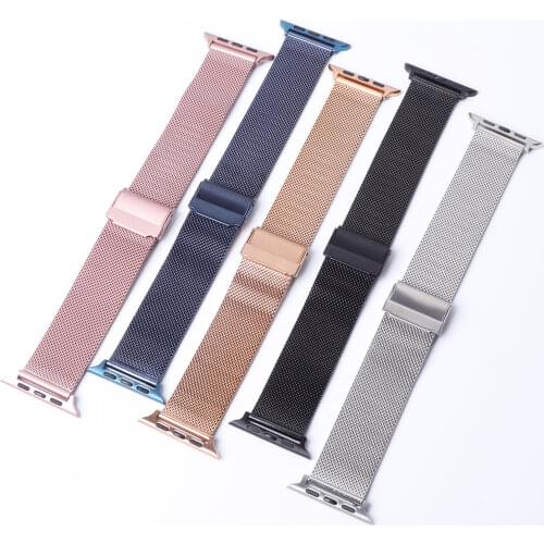 Milanese Strap for Apple Watch 6 SE Band 44mm Metal Bracelet for iwatch Series 5 4 3 2 1 Accessories 40mm 42mm 38mm Wriststrap