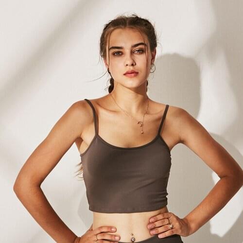 UA ROCK Sports Bra Tank Women Fitness Top Gym Push Up Bra Sports Running Jogger Brassiere Sexy Yoga Padded Crop Top