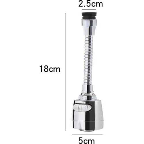 1pc Household Water Faucet Filter Extender Rotating Anti-splash Water Tap Booster Shower SCVD889