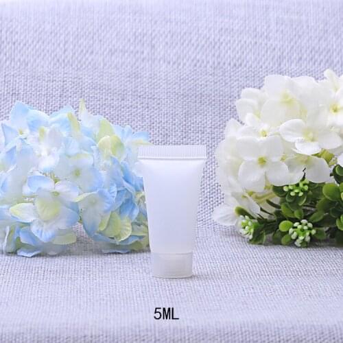 20pcs/lot 5ml 10ml 15ml 30ml Professional Refillable Tube Dull Polish Empty Cosmetic Soft Tube Travel Squeeze Make Up Packaging