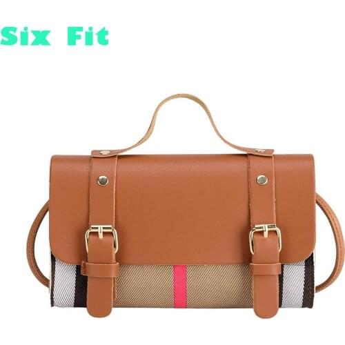 2021 Fashion Women Shoulder Chain Travel Pu Leather Ladies Small Square Simple Female Daily Messenger Crossbody Handbag Tote Sac