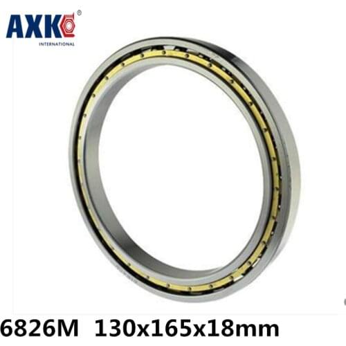 2019 Time-limited Top Fashion Steel Rodamientos Rolamentos 6826m Abec-1 130x165x18mm Metric Thin Section Bearings Cage 61826m