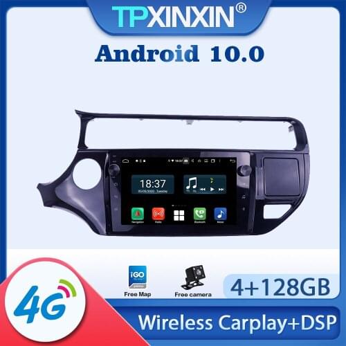 Android 10.0 Car Radio For KIA RIO 2015 2016-2018 Multimedia Video Audio Recorder DVD Player Navigation GPS Auto 2din Accessries