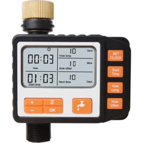 European and American-Style Hot Automatic Sprinkler Timer New Large Screen Display Garden Automatic Irrigation Timing Watering