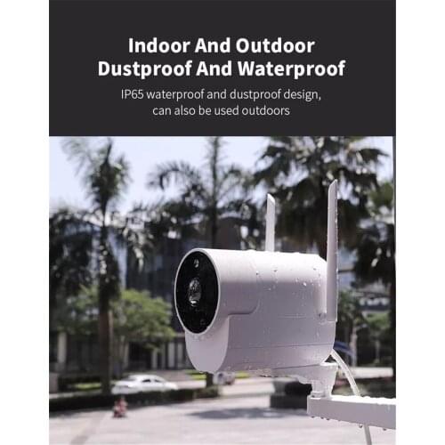 Wireless WIFI Panoramic Camera 1080P Outdoor Security Waterproof IR Night With APP