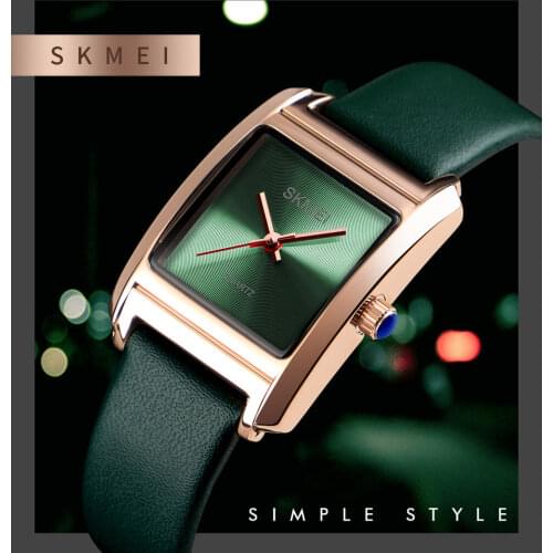 SKMEI Women Watches Leather Ladies Watch Quartz Top Brand Luxury Fashion Waterproof Clock Female Watch Women Relogio Feminino