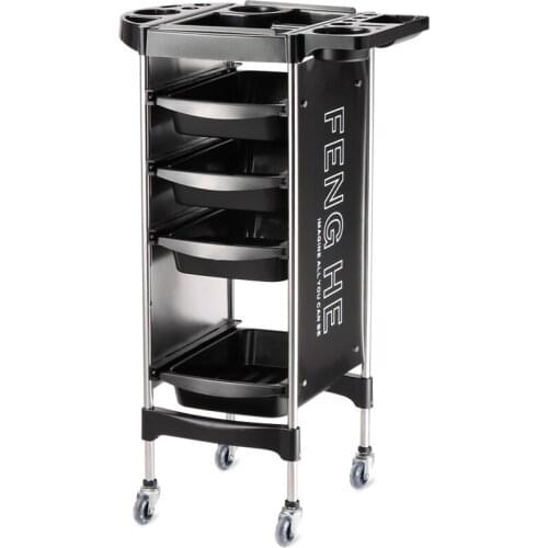 European-style hair salon beauty salon hair stroller hair dye rack Hair Dryer rack storage rack tool car