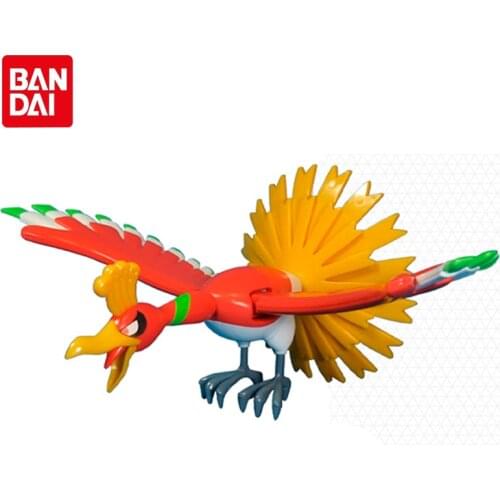 BANDAI Assemble Model Pokemon Anime Figures Evolution series 05 God of Life Ho-Oh Action Figure Model Toys Gifts For Children