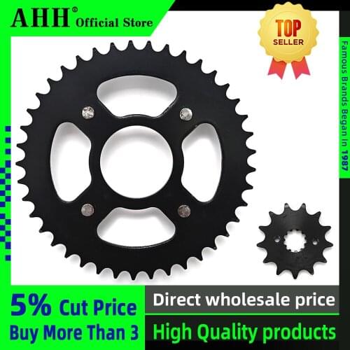 AHH A Set Front And Rear Chain Gear Sprocket Disc Wheel Kit For Honda AX-1 Motorcycle Accessories