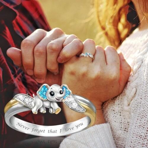Lovely Cartoon Animal Owl Rings Crystal Childrens Ring 2020 New Cute Baby Kids Birthday Gifts Fashion Girls Jewelry 5-10
