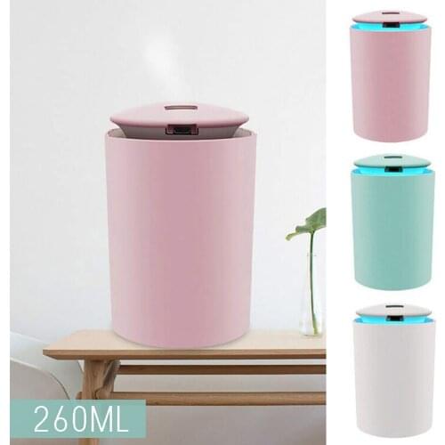 USB Mini Car Humidifier Household Mute Air Aroma Atomizer Hydrating Night Light Car Air Purifier Car Air Diffuser