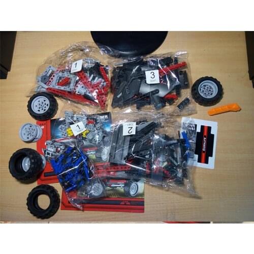 MOC Decool 3341 High-Tech Extreme Cruiser SUV 589pcs Racing Car Compatible with 8081 Model Building Block Christmas Toys