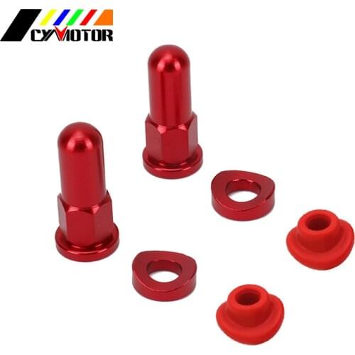 Motorcycle Rim Lock Covers Nuts Washers Security Bolts Screw Washers Gasket For HONDA CRF50 CR80 CR85 CRF110 CR125R CRF CR