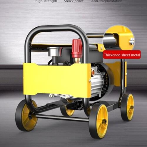 ZIPLUS High Pressure Washer 220V/3100W Push-Pull Roller Car Washer Foam Generator High Pressure Pump Car Cleaning Tool