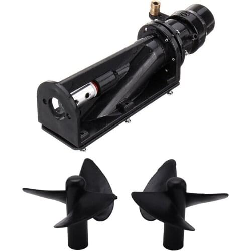 2X RC Boat Spare Parts Propeller Set For Flytec 2011-5 & 1X Spray Water Thruster For RC Fishing-Boat Jet Pump DIY Toy