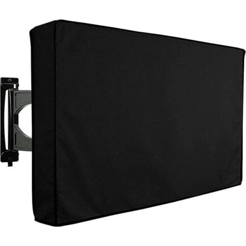 Outdoor TV Cover 600D Polyester Weatherproof Flat Screen TV Display Protector for 40-42Inch Outside Flat Screen TV