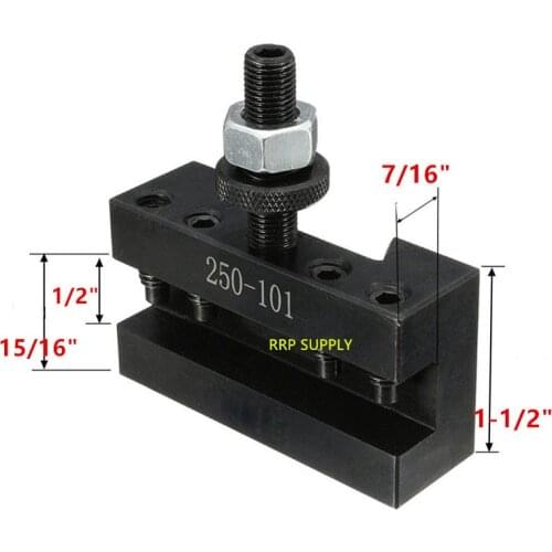 New 250-101 turning and facing tool holder, "Zhengzhou" brand, can use with 250-100 piston type or 250-111 gib type tool post