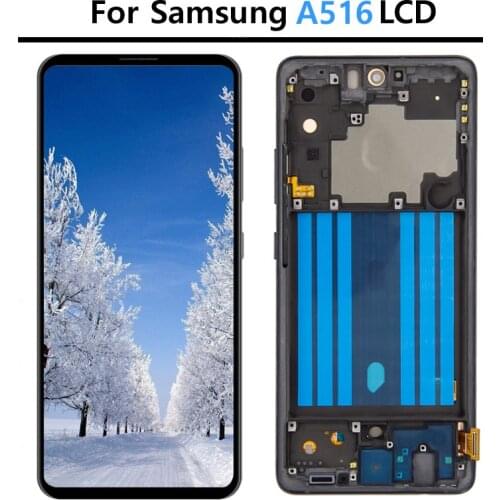 6.5" Original LCD For Samsung Galaxy A51 5G LCD Display With Frame Touch Panel Screen Digitizer Assembly For Samsung A516 LCD