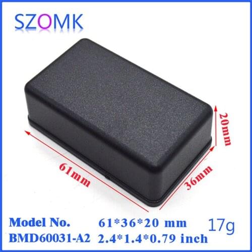 Diy plastic enclosure for pcb small electrical cabinet (50 pcs) 61*36*20mm enclosure szomk junction box plastic housing