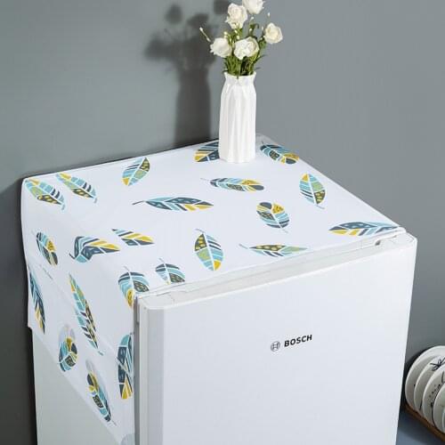 Dust Proof Cover Colorful Refrigerator Pocket Multipurpose Dust Cloth Home Textile Washing Machine Cover Household Home Storage