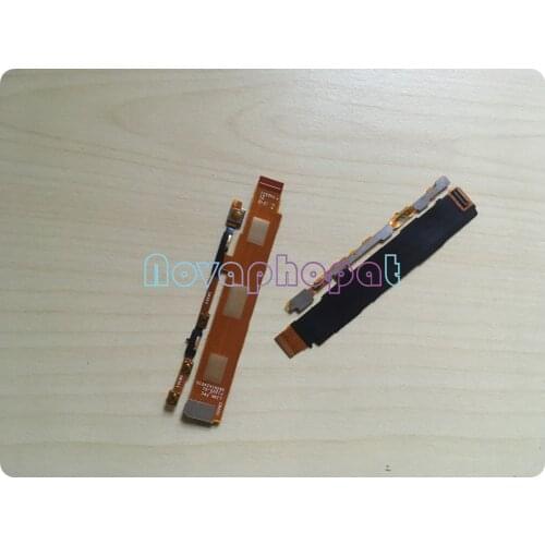 Novaphopat For Sony Xperia M C1904 C1905 Power on off C2005 C2004 Volume up down Switch Button flex cable Replacement +tracking