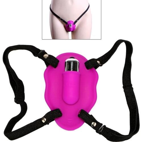 Silicone Wearable Butterfly Vibrator Bullet Clitoris Stimulate Erotic toys Female Orgasm Sex Toys for Women