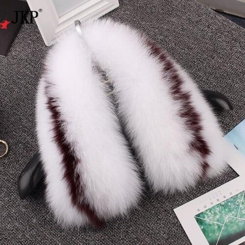 Winter Real Fox Fur Collar Women 100% Natural Fox Fur Scarf Warm Fur Collar short Scarves QE-96