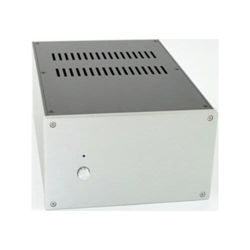 WA124 Full Aluminum chassis/Pre-amplifier chassis/DAC chassis/amplifier enclosure/case/ amp chassis /Box (220*121*308mm)