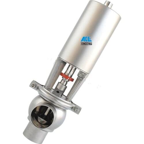Factory Price Sanitary Stainless Steel 316L Mix Proof Valve With CIP Cleaning Nozzle