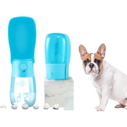 2021 Portable Pet Dog cat Water Bottle fordable portable Pet Travel Drink Cup Dispenser feeder Gamelle Eau Chien