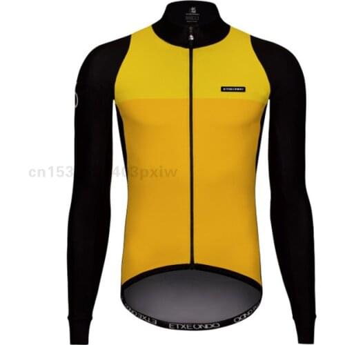 2021 Etxeondo Men Cycling Jersey Long Sleeves Fit Comfortable Sun-protective Road Bike Tops MTB Jersey Jerseys