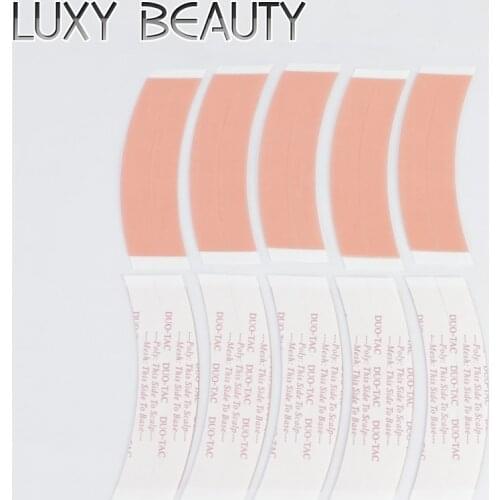 36pcs Pink Double Side Lace Tape Adhesives For Lace Wig Hair Tape Hair Extensions Replacement