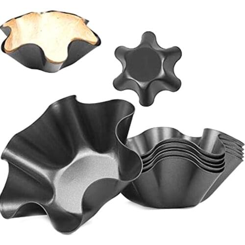8 Pack Tortilla Bowl Molds Perfect Tortilla Pan Nonstick Taco Shell Tortilla Pan Maker Salad Bowl
