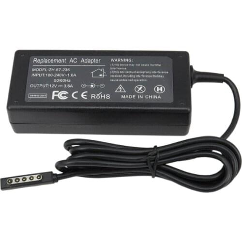 12V 3.6A 43W Ac Laptop Power Adapter Charger For Microsoft Surface Pro 1 Pro 2 Pro1 Pro2 Manufacturer Direct High Quality