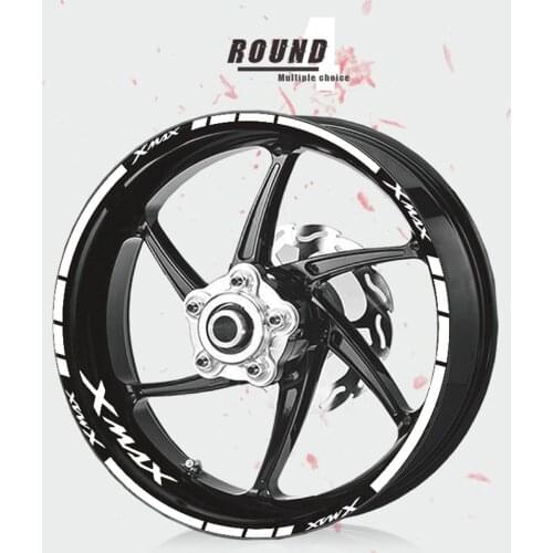 Motorcycle accessories reflective tire sticker motorcycle premium sticker waterproof wheel sticker FOR YAMAHA XMAX 250 300 2018