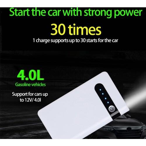 AOZBZ Portable 20000mAh Emergency Power Bank 12V Car Battery Starter Power Battery Booster Buster Vehicle Battery Charger Start