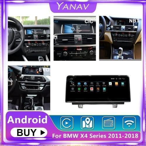 12.3 Inch Android Car Radio For BMW X4 Series F26 2011-2018 GPS Navigation Auto Video DSP Carplay Wireless Stereo Receiver