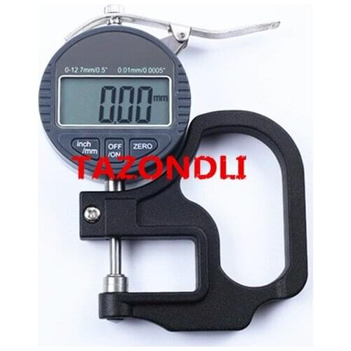 Digital display micrometer thickness gauge measurement tool 0.01mm for common rail injector shims tools