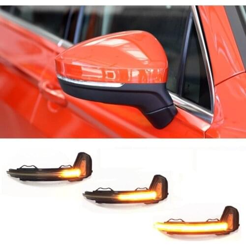 Dynamic LED Blinker Side Mirror Indicator Turn Light Signal for Volkswagen vw Tiguan Allspace BW2 2017 2018 2019 Car Accessories