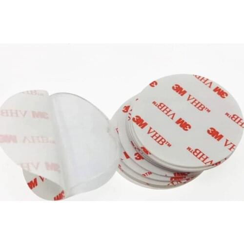 10Pcs 3M Circle Double Sided Tape Strong Acrylic Adhesive PET Film Clear Double Side Tapes For Car Home Office decoration