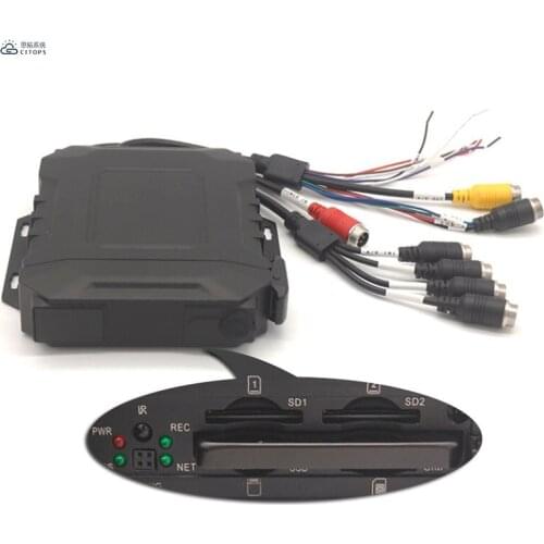 H.265 waterproof mobile dvr 4ch camera surveillance mobile dvr board 4g onvif mdvr 3g gps