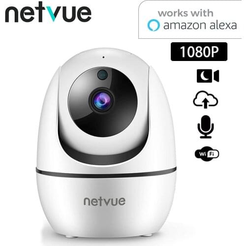 NETVUE Security Ip Camera Wifi 1080p Smart Home Cloud Wireless AI Human Detection Alexa Surveillance Network CCTV Camera Outdoor