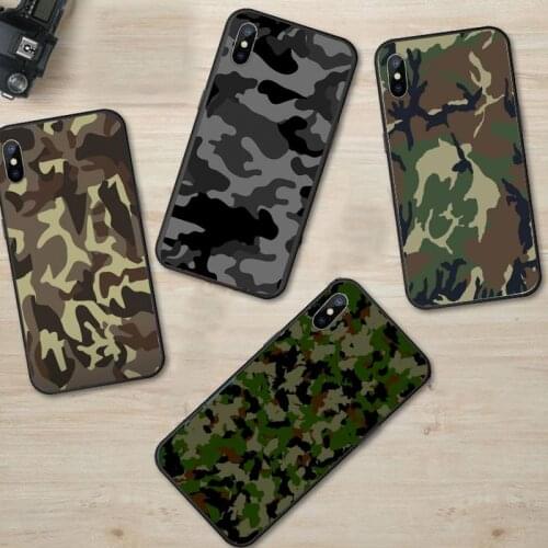 Camouflage fashion Camouflage Phone Case for iPhone 11 12 pro XS MAX 8 7 6 6S Plus X 5S SE 2020 XR