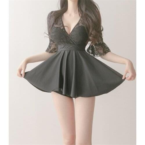 2021 New Sexy Bikini Women Solid Swimwear High Waist Biquini Cover Up Swimsuit Push Up Bikinis Pad Bathing Suit Korea Swimskirt