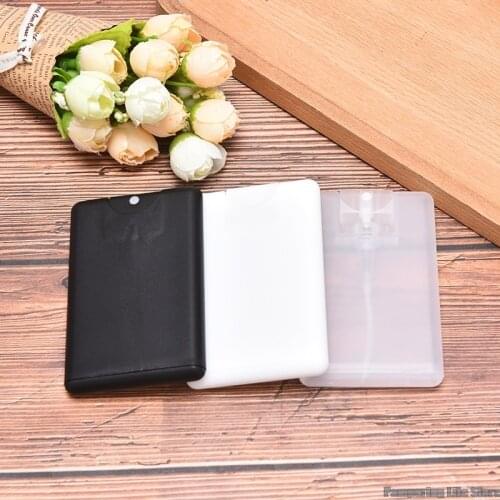 20ml Plastic Portable Perfume Spray Bottle Moisturizing Water Box Card Type Perfume Spray Bottle Perfume Refillable Bottle