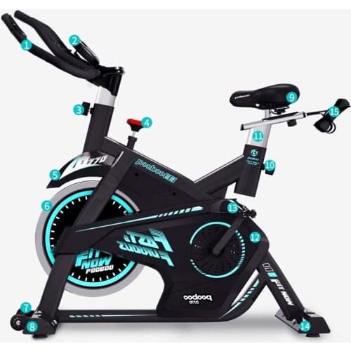 Spinning Bike Professional Level Indoor Pedal Exercise Bike Ultra Quiet Indoor Weight Loss Cycling Fitness Bicycle Equipment