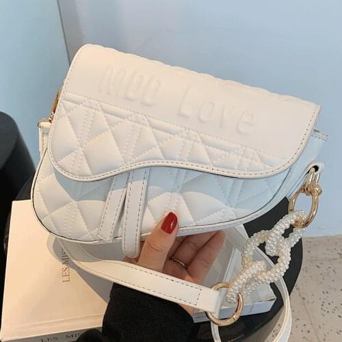 Female Messenger Bag Luxury Designer Brand Crossbody Bags for Women Leather Shoulder Bag Bolsa White Flap Bags Lady Handbags Sac